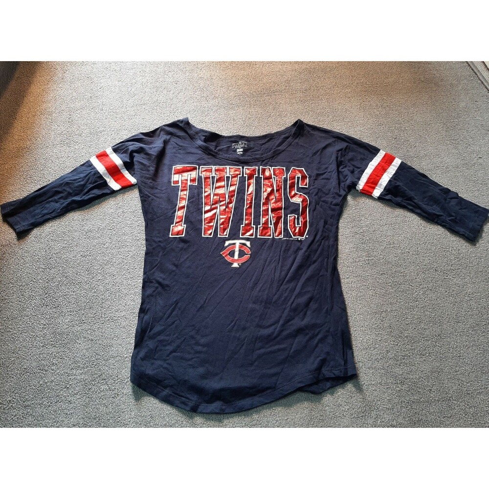 Twins MLB 3/4 Sleeve shirt Womens Small S 2017